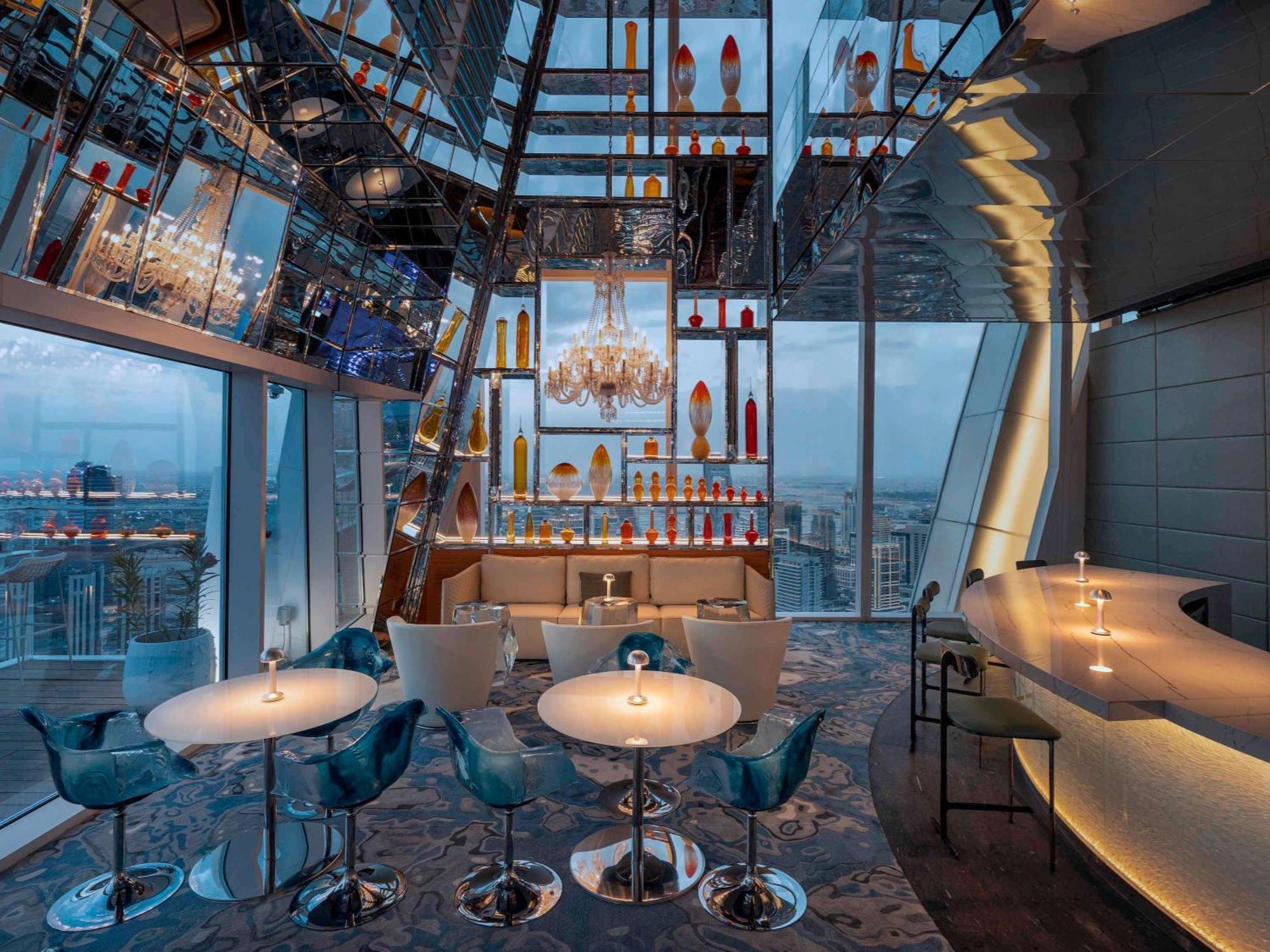 Fairmont Doha Hotel Lusail Exterior photo The Sky Bar